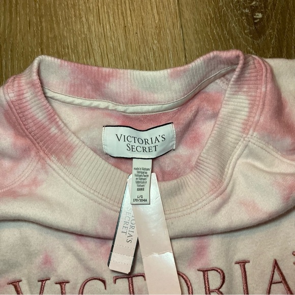 Victoria's Secret Pink Tie-Dye Sweatshirt |Size Large - Picture 9 of 9